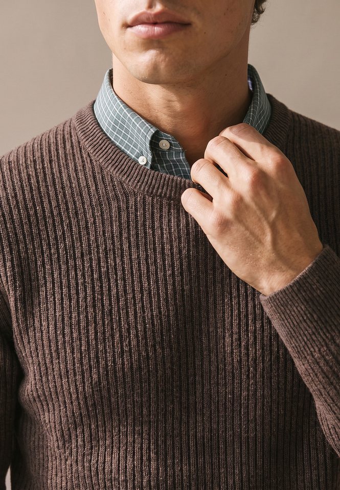 FYNCH-HATTON Strickpullover mit Logo-Stickerei – Bild 3 von 5