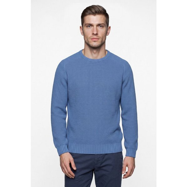 FYNCH-HATTON Strickpullover mit Rippbündchen