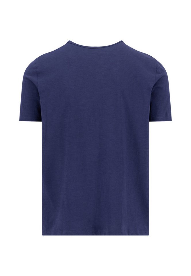 FYNCH-HATTON T-Shirt regular fit, unifarben, mit Logo Stickerei – Bild 3 von 3