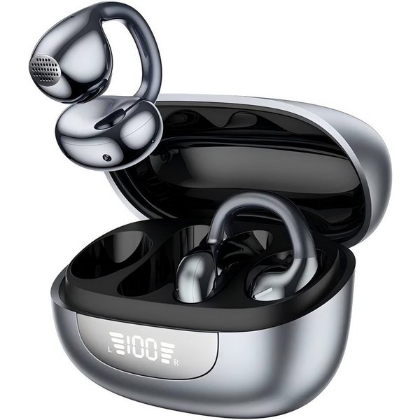 Fyrove 2026 Neue Open Ear Kopfhörer, In Ear Kopfhörer Bluetooth 6.0 Open-Ear-Kopfhörer (60H Spielzeit, IPX7 wasserdichte Bluetooth Open-Ear Sport Kopfhörer, Kop