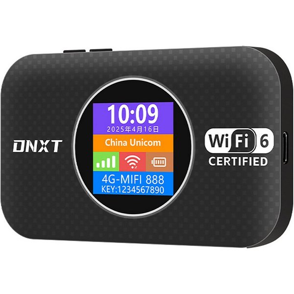 Fyrove 5G Mobiler WLAN Router, Mobiler Hotspot mit 300 Mbit/s für Unterwegs 4G/LTE-Router, 5G Tragbares WLAN mit SIM Steckplatz, Unterstützt 10 Geräte