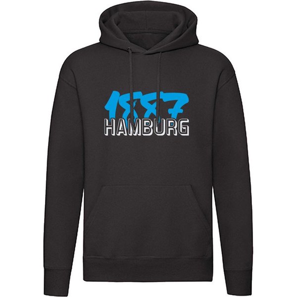 G-graphics Hoodie 1887 – Hamburg Unisex Pullover mit einem Motiv für den echten Fan