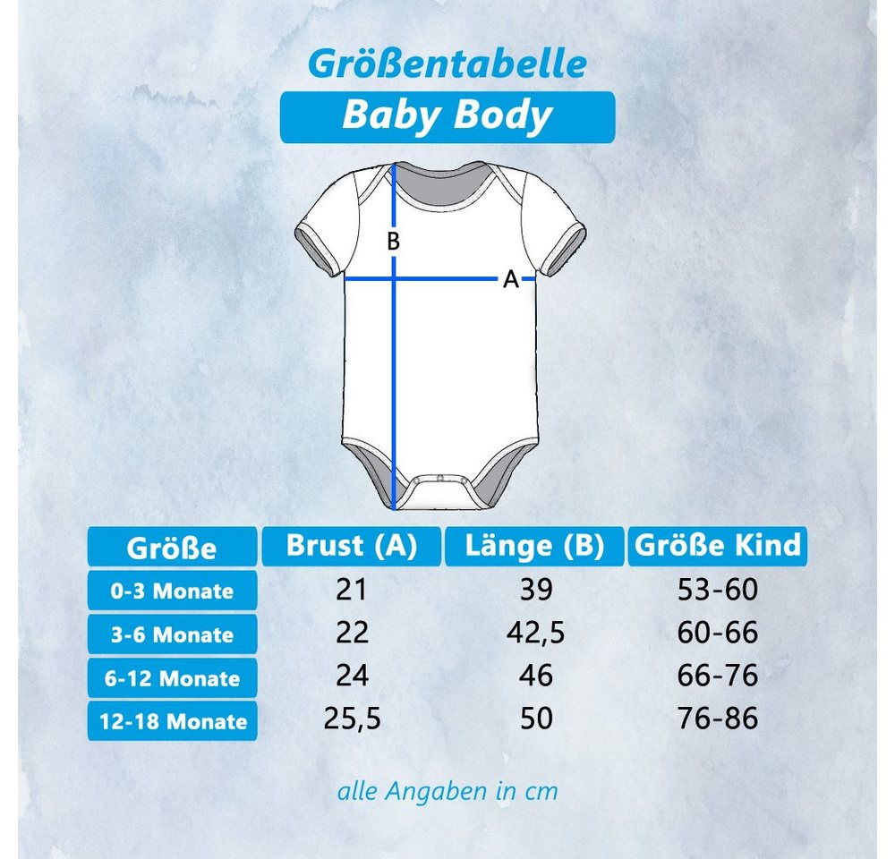 G-graphics Kurzarmbody Papa, Du kannst es schaffen! Baby Body mit Spruch / Motiv / Aufdruck • zur Geburt / Babyparty – Bild 2 von 4