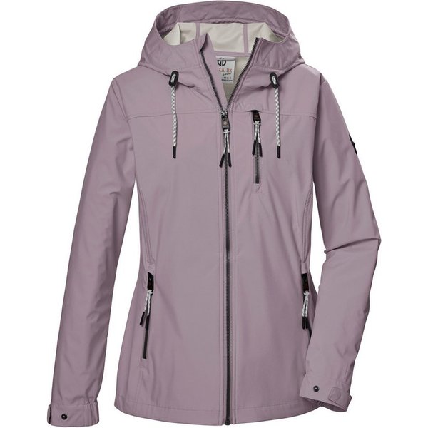 G.I.G.A. DX by killtec Softshelljacke GS 74 WMN SFTSHLL JCKT Damen Softshelljacke, wasserabweisend, winddicht, pflanzenbasiert