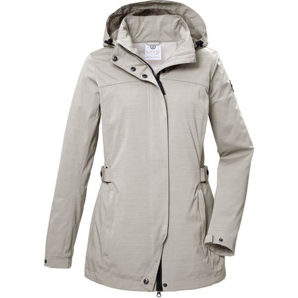 G.I.G.A. DX by killtec Softshelljacke GS 75 WMN SFTSHLL JCKT Wasserabweisende, atmungsaktive Softshelljacke mit abnehmbarer Kapuze