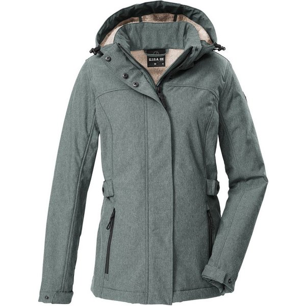 G.I.G.A. DX by killtec Softshelljacke GW 35 WMN SFTSHLL JCKT Wasserdichte, atmungsaktive Softshelljacke mit abnehmbarer Kapuze
