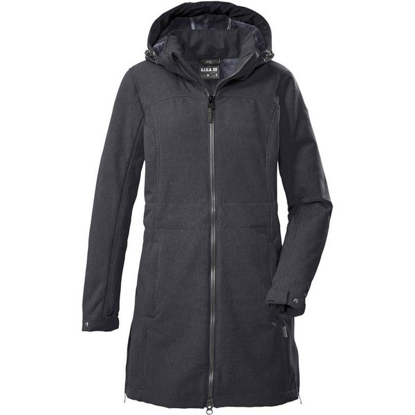 G.I.G.A. DX by killtec Softshellparka GW 34 WMN SFTSHLL PRK Wasser- und windabweisender Damen Softshellparka mit Fleecefutter