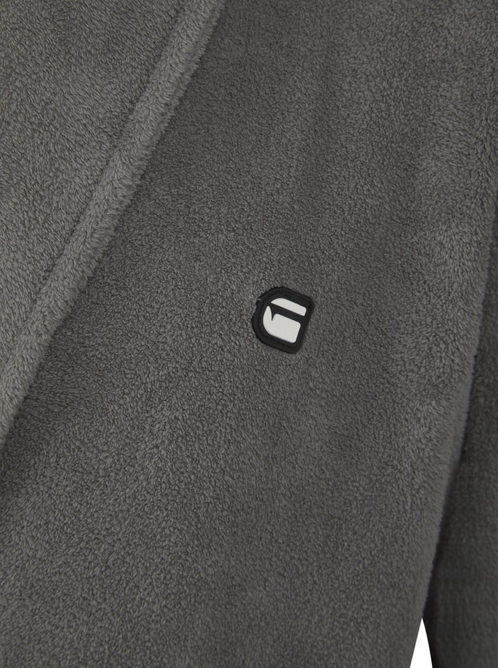 G-STAR Bademantel ARGON, DRESSING GOWN, Midilänge, Kunstfaser, Schalkragen, Gürtel, Morgenmantel mit Schalkragen – Bild 4 von 4