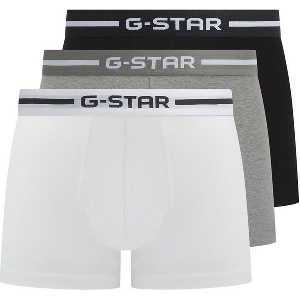 G-STAR Boxershorts ACRE, 3 PACK TRUNKS (Packung, 3-St) mit Logo-Bund
