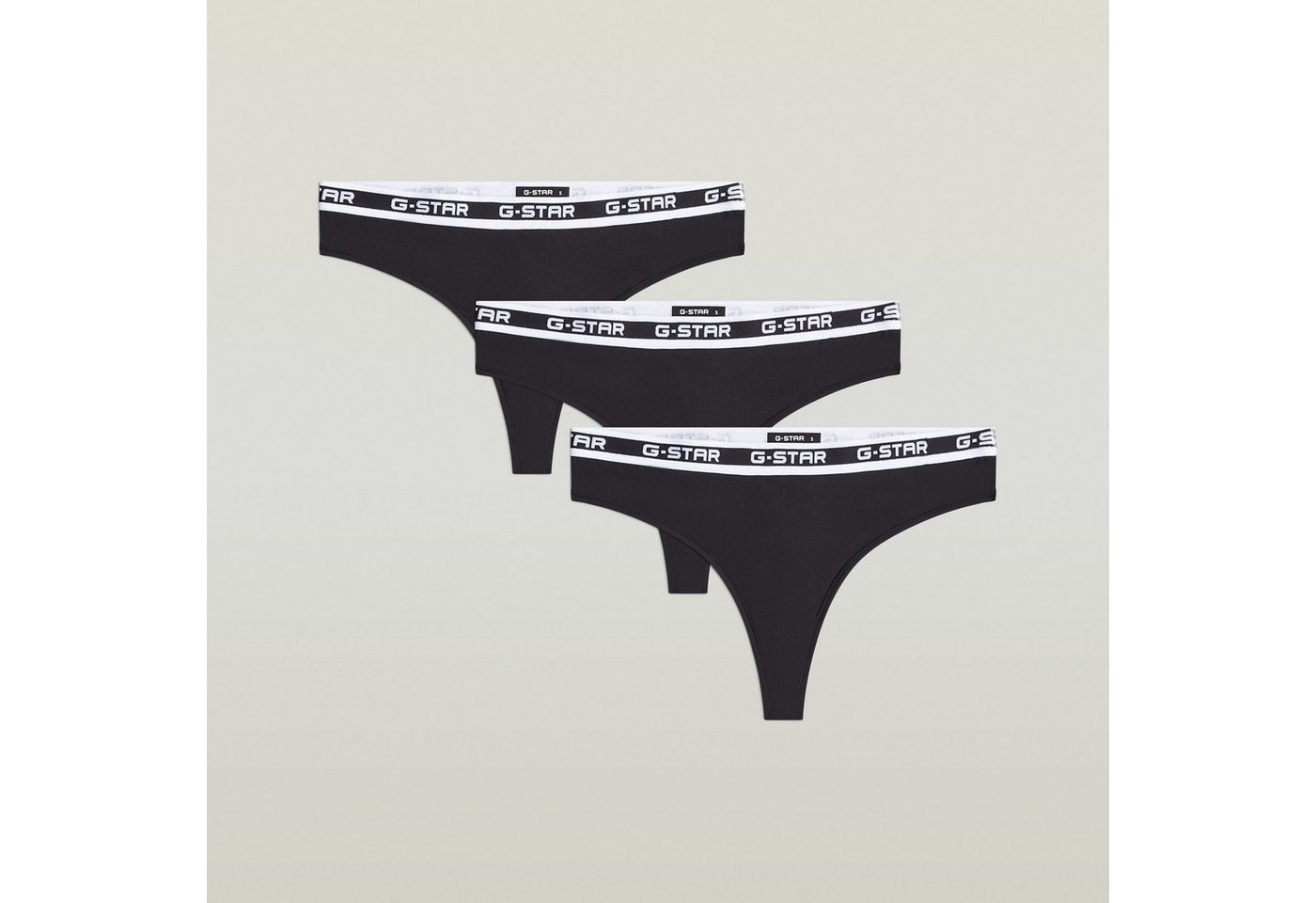 G-STAR Brasilslip RHODONITE, 3 PACK BRAZILIAN BRIEFS (Packung, 3-St) unifarben, mit Logobund – Bild 5 von 5