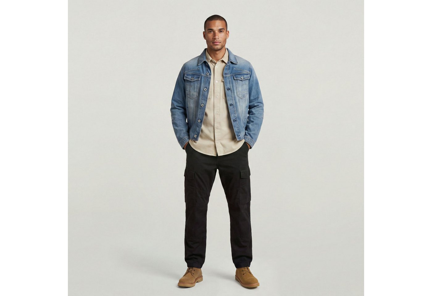 G-STAR Cargohose Clean Regular Cargo Pants – Bild 3 von 5