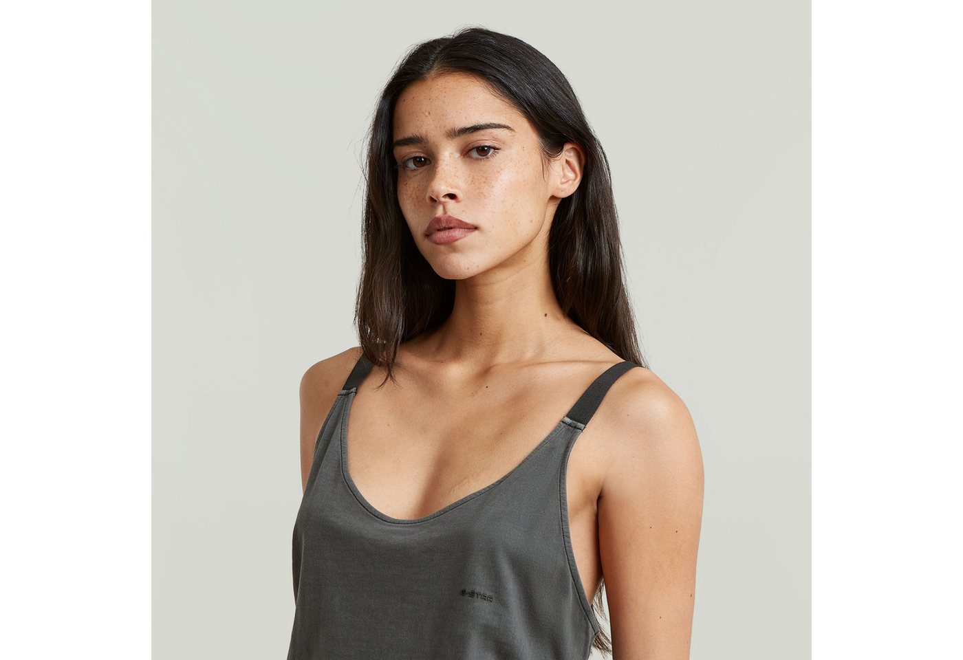 G-STAR Jumpsuit Strappy Jumpsuit wmn mit Elastikbund, Wide Leg – Bild 3 von 5