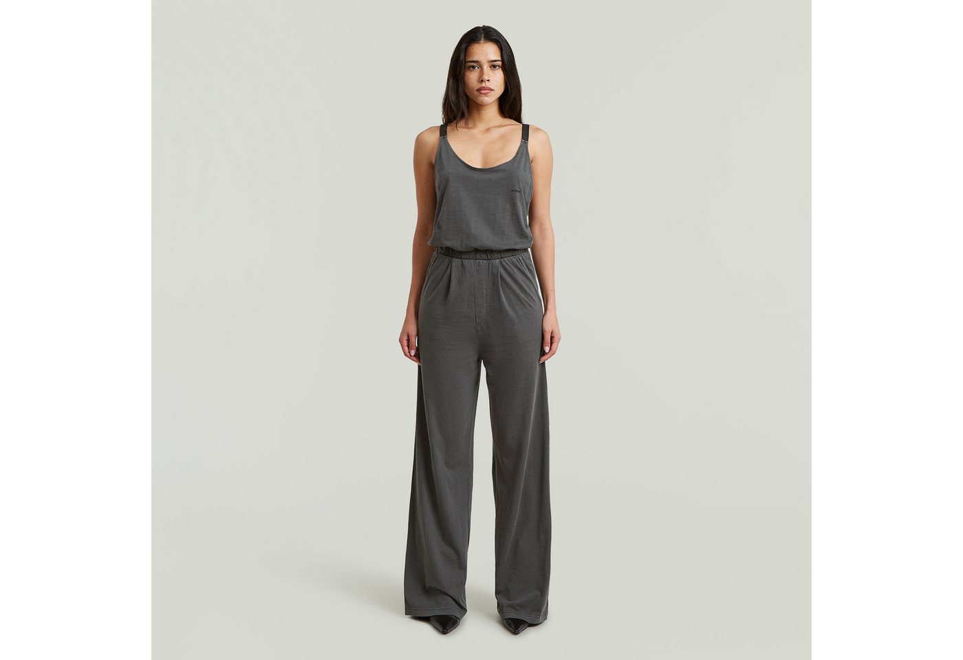 G-STAR Jumpsuit Strappy Jumpsuit wmn mit Elastikbund, Wide Leg – Bild 4 von 5