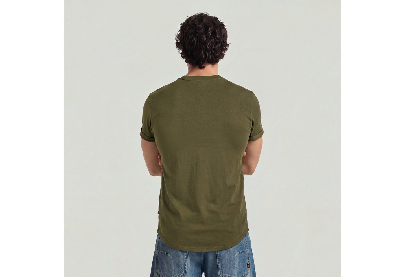 G-STAR Kurzarmshirt Lash Rundhals, Logoapplikation – Bild 2 von 5