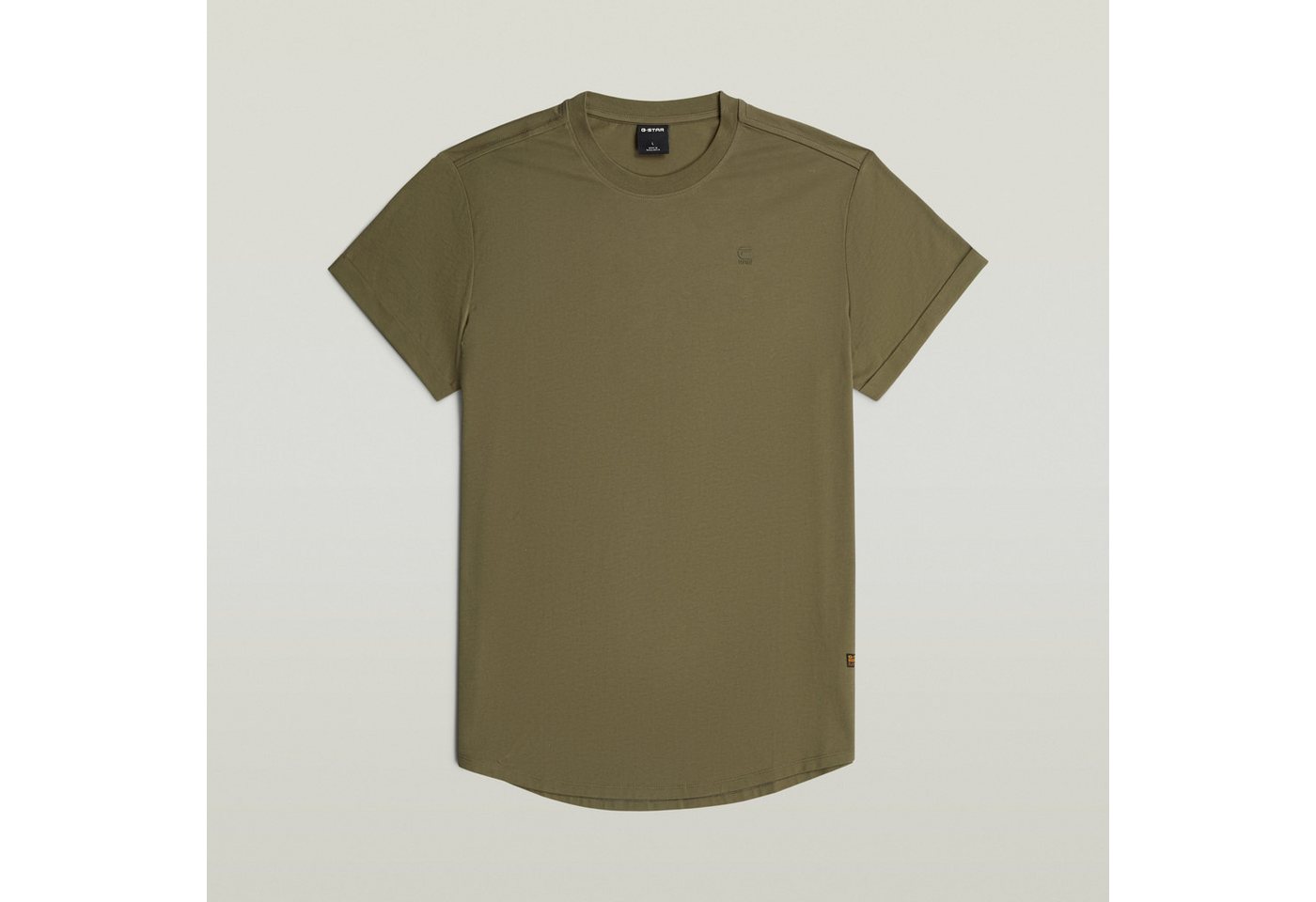 G-STAR Kurzarmshirt Lash Rundhals, Logoapplikation – Bild 5 von 5