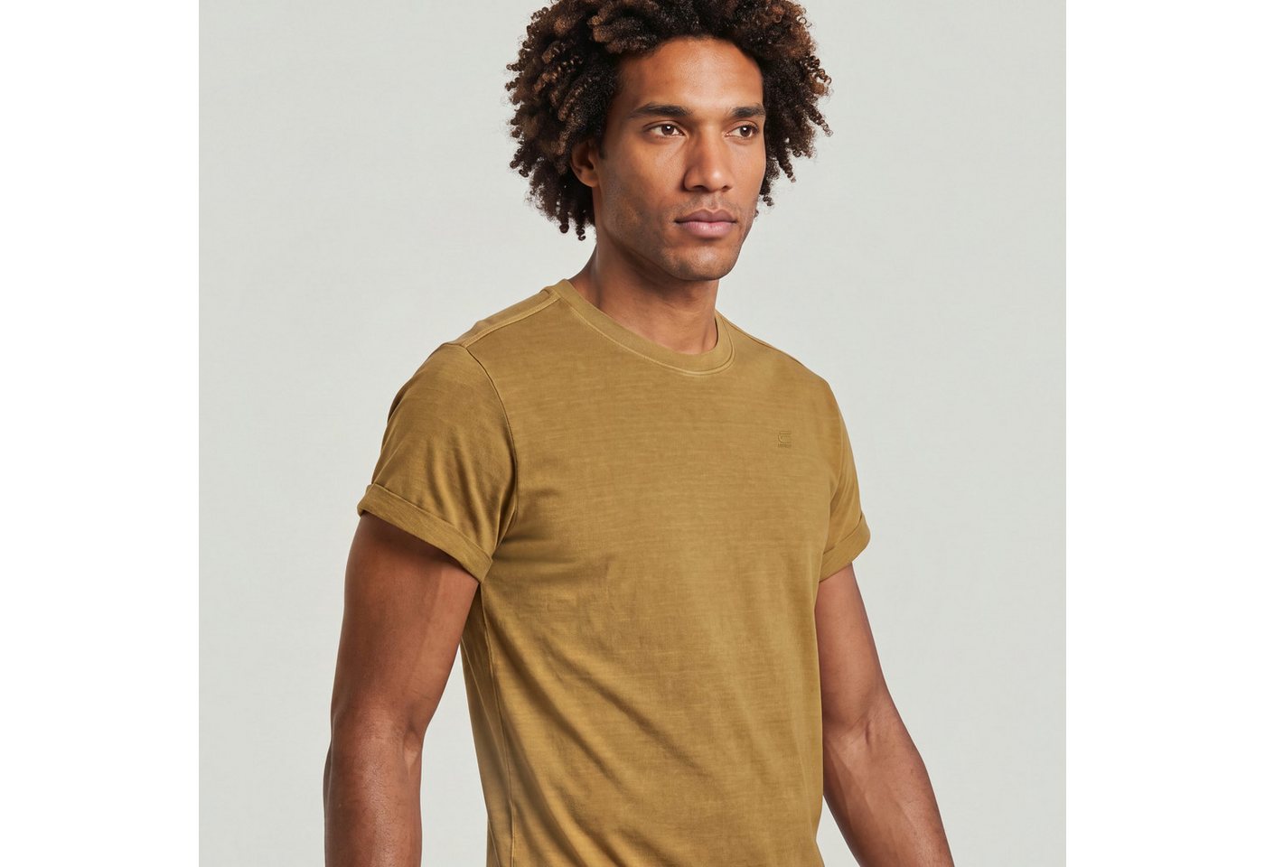 G-STAR Kurzarmshirt Lash Rundhals, Logoapplikation – Bild 2 von 5