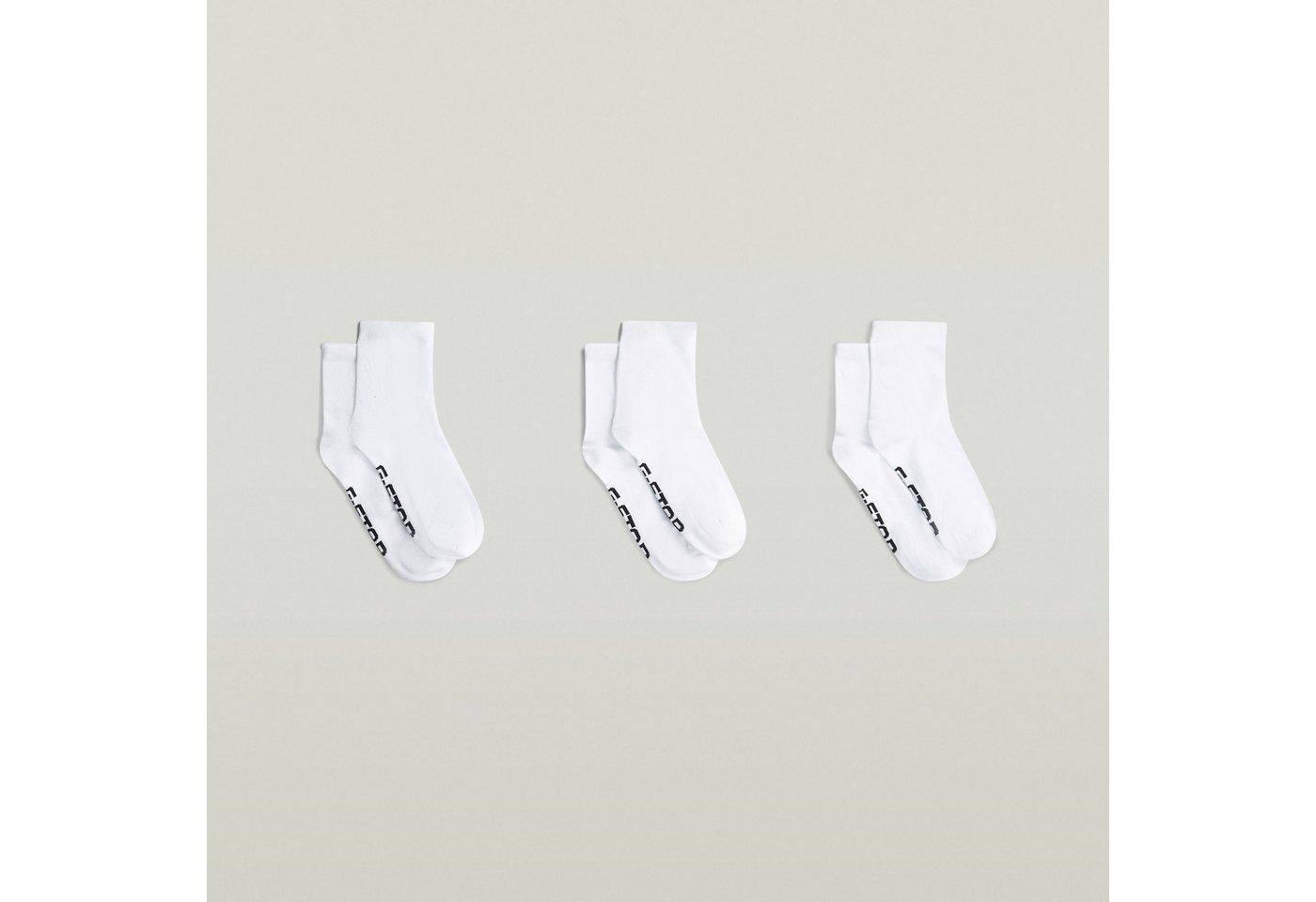 G-STAR Kurzsocken SNOWFLAKE, 3 PACK ANKLET SOCKS (Packung, 3-Paar) unifarben – Bild 3 von 5