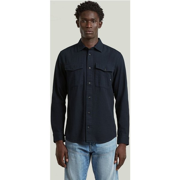 G-STAR Langarmshirt Marine Slim Hemd