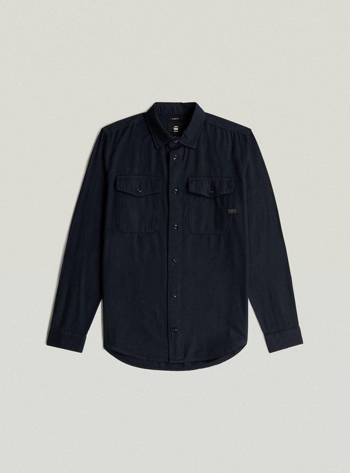 G-STAR Langarmshirt Marine Slim Hemd – Bild 2 von 5