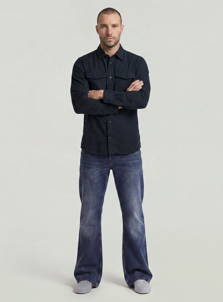 G-STAR Langarmshirt Marine Slim Hemd – Bild 3 von 5
