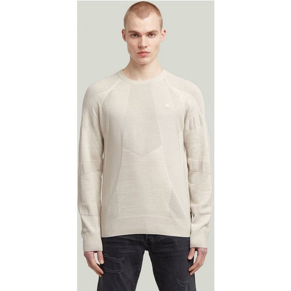 G-STAR Longpullover 3D Biker Ribbed Knit Pullover