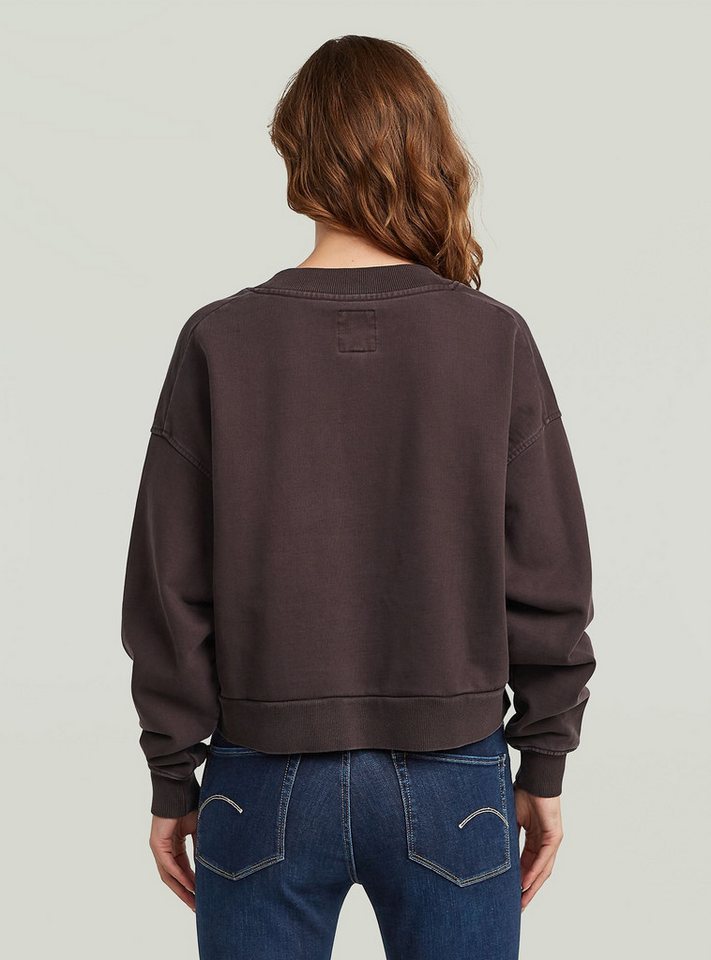 G-STAR Longpullover Washed Loose V Sweater – Bild 3 von 5
