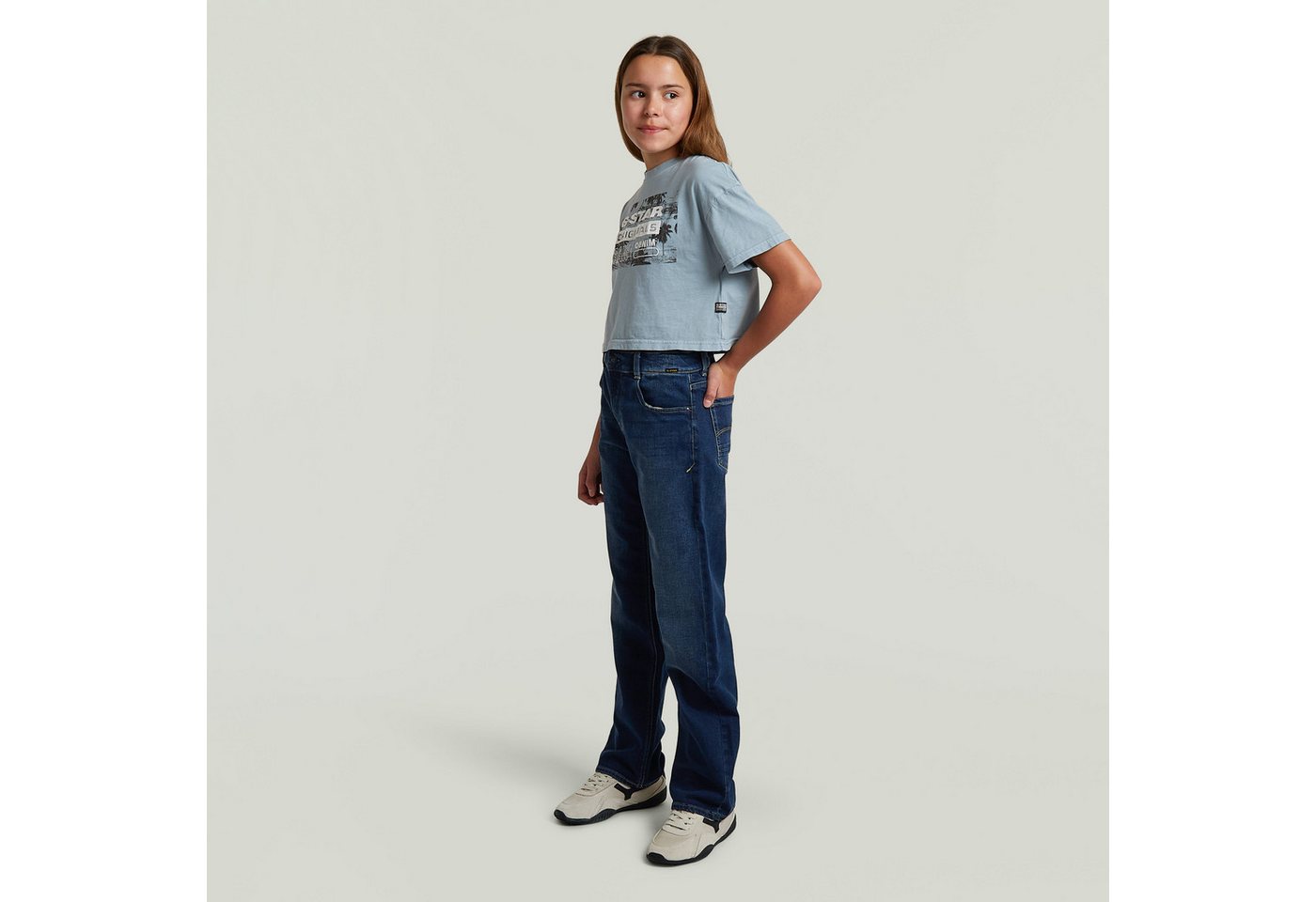 G-STAR Loose-fit-Jeans KIDS, JUDEE LOOSE G mit regulärem Bund, Baumwoll-Denim – Bild 3 von 5