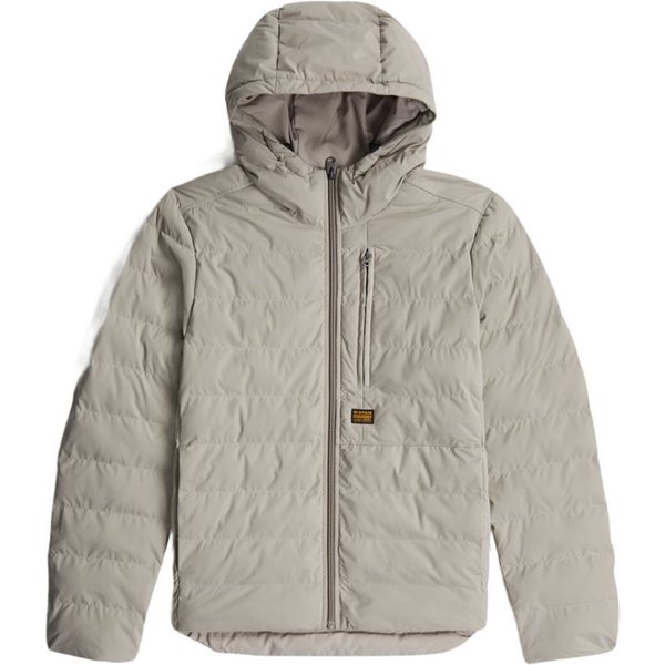 G-STAR Outdoorjacke natur,Outdoor,Polyester,Unifarben,Rundhals,Lang,Regular Fit
