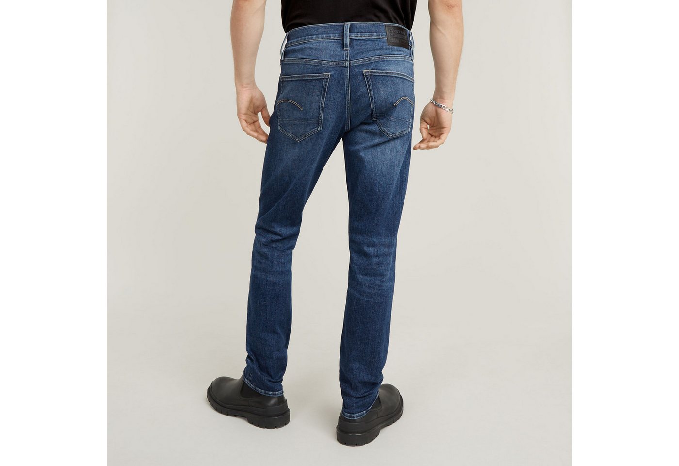 G-STAR Regular-fit-Jeans 3301 Slim 071 – Bild 3 von 5