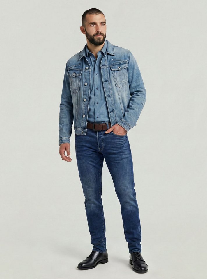 G-STAR Regular-fit-Jeans 3301 Slim Jeans – Bild 2 von 5