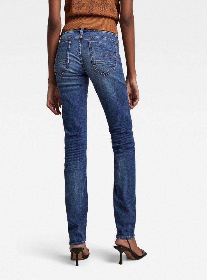 G-STAR Regular-fit-Jeans Midge Straight Jeans – Bild 4 von 5