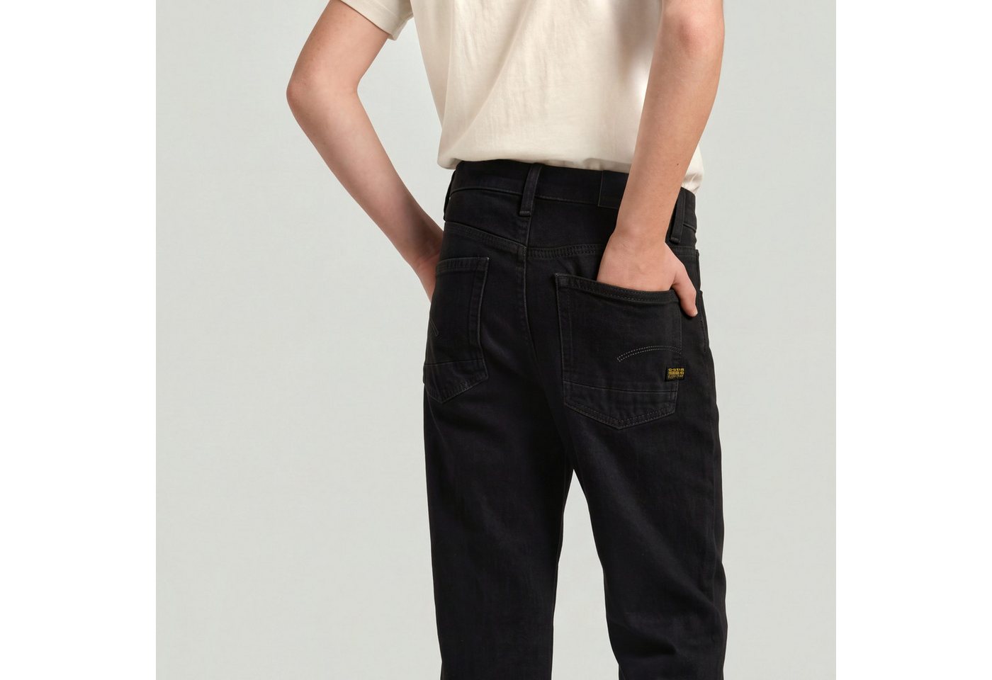 G-STAR Straight-Jeans KIDS, DAKOTA REGULAR STRAIGHT aus Baumwoll-Denim – Bild 3 von 5