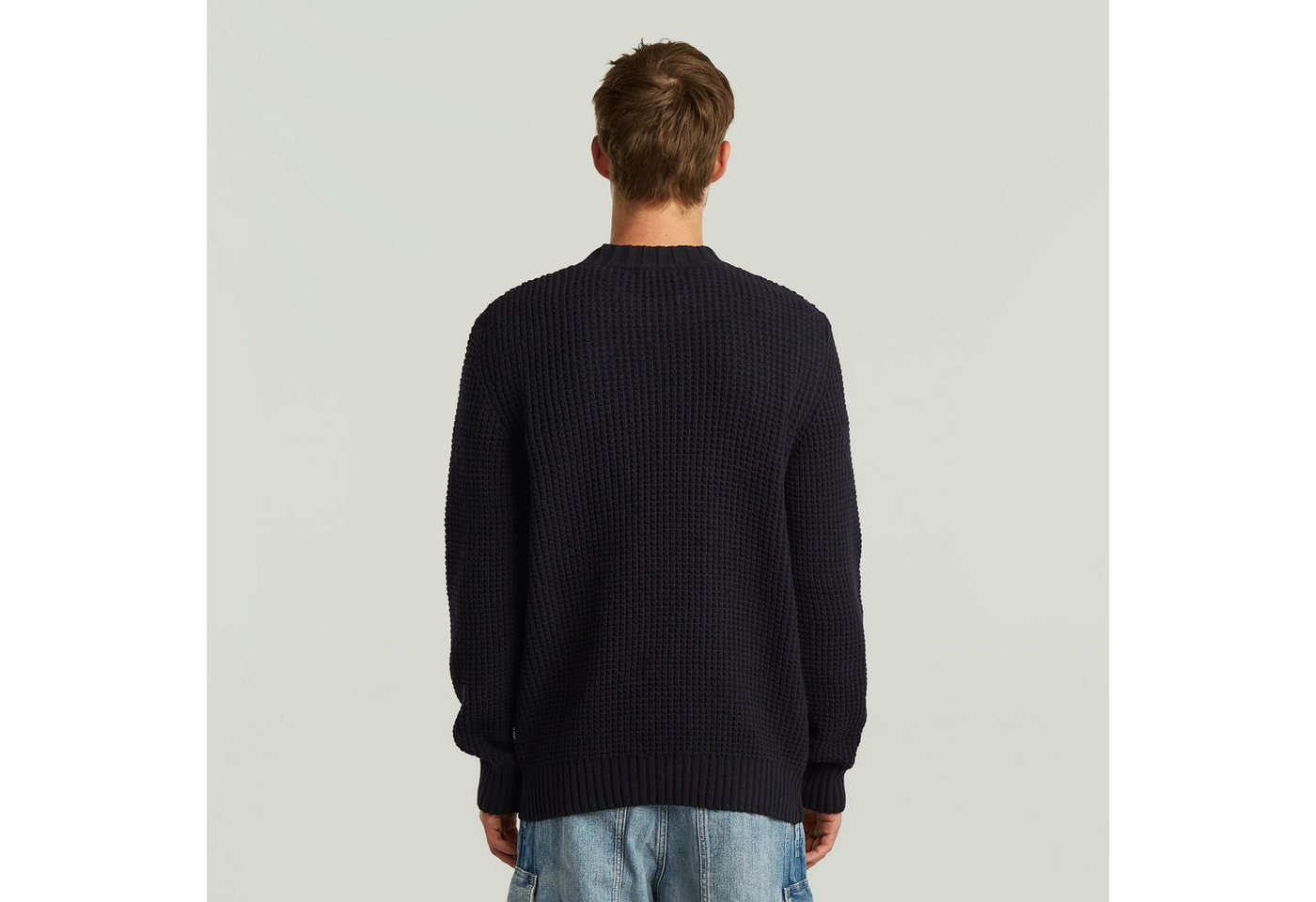 G-STAR Strickpullover Chunky Knit im Regula Fit mit Rundhals, Woll-Mix – Bild 2 von 5