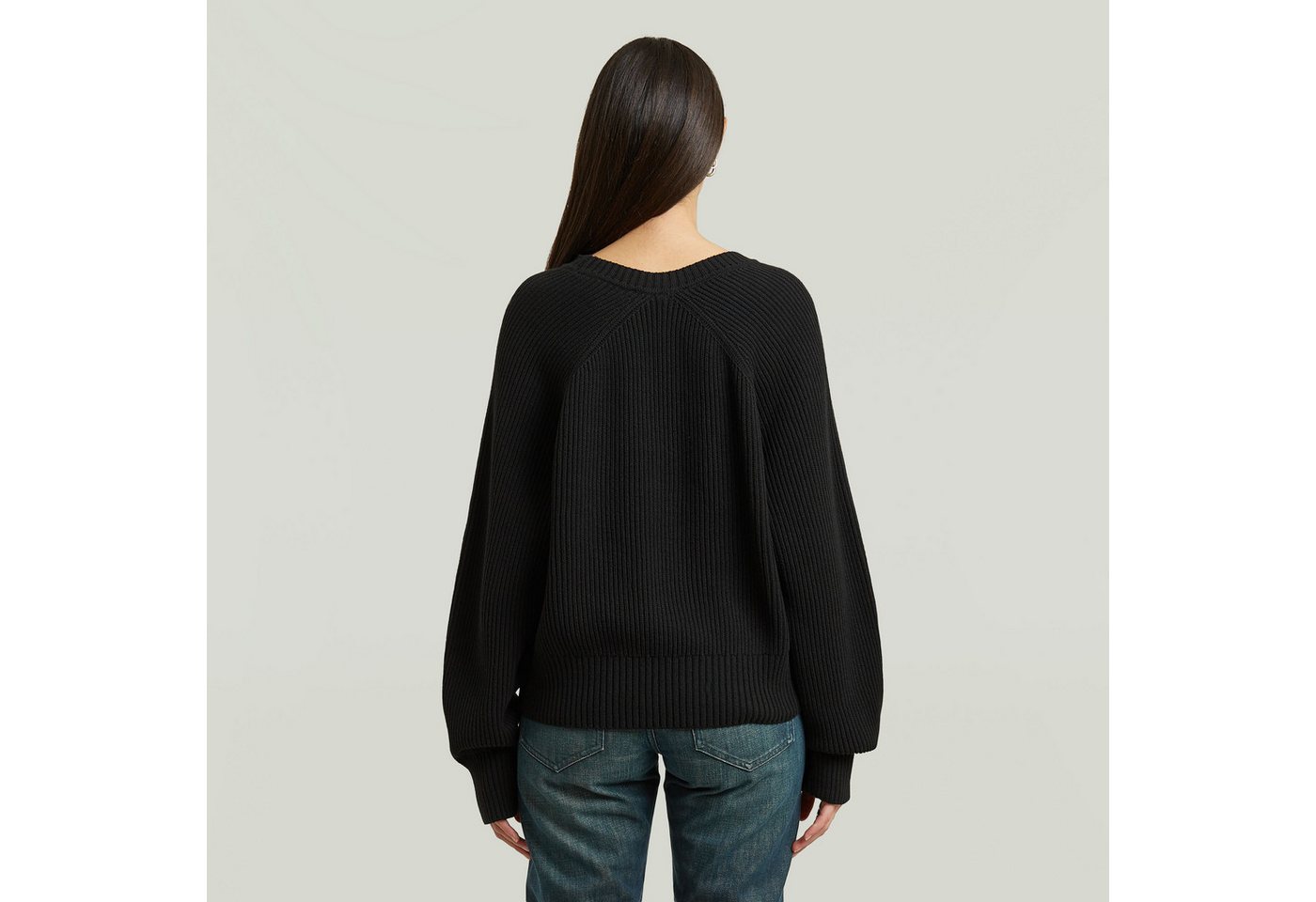 G-STAR Strickpullover Unit Crew Knit wmn mit Rundhals, oversize – Bild 2 von 5