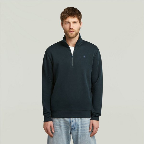 G-STAR Sweatshirt Premium Core Half Zip mit Stehkragen