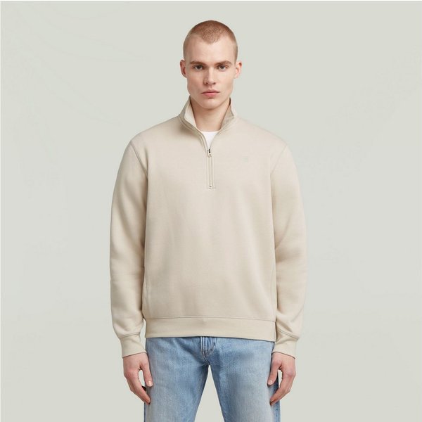 G-STAR Sweatshirt Premium Core Half Zip mit Stehkragen