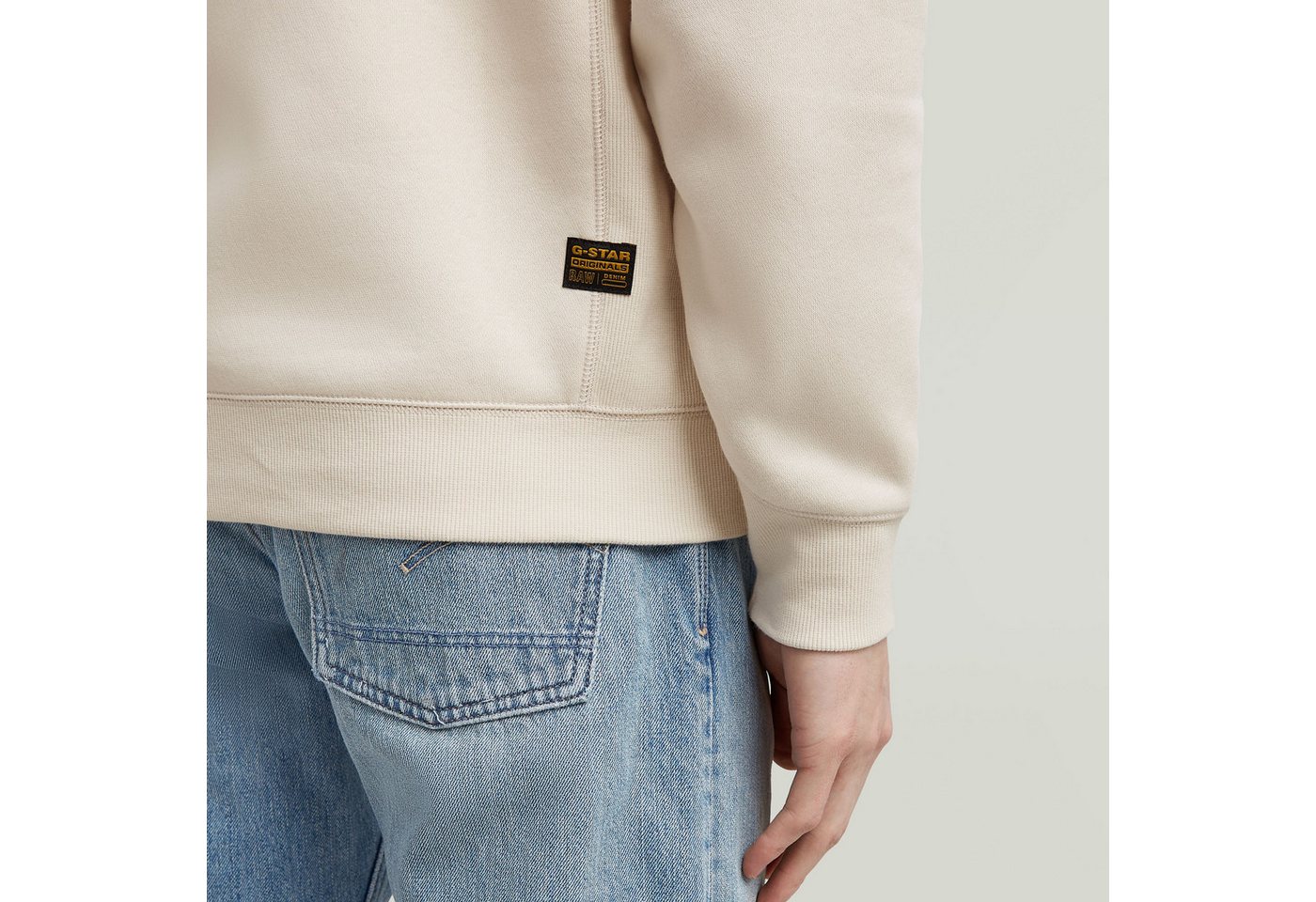 G-STAR Sweatshirt Premium Core Half Zip mit Stehkragen – Bild 3 von 5