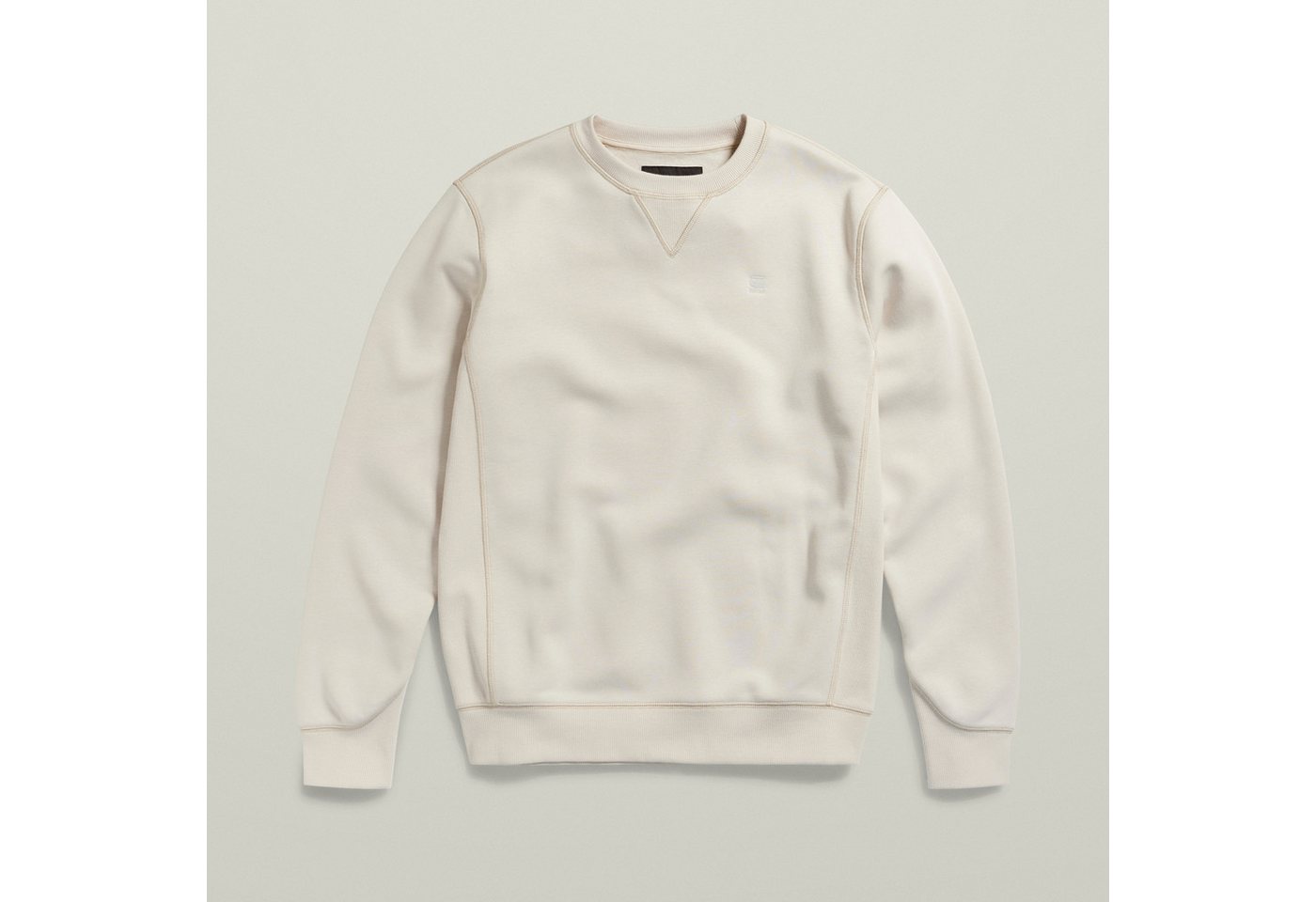G-STAR Sweatshirt Premium Core Pacior Sweat mit Ripp-Seiteneinsätzen – Bild 5 von 5