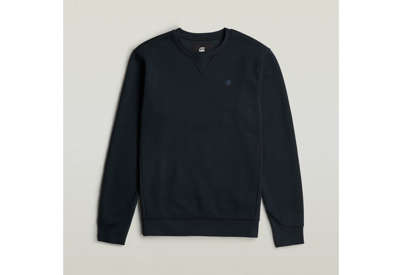 G-STAR Sweatshirt Premium Core Pacior Sweat mit Ripp-Seiteneinsätzen – Bild 5 von 5