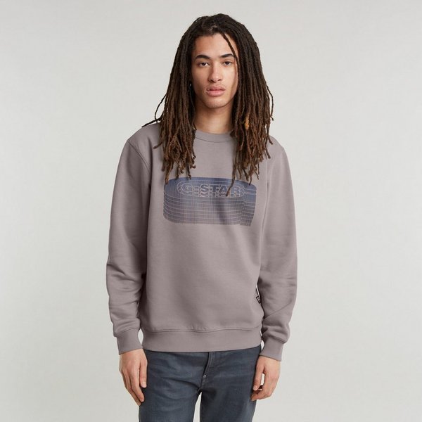 G-STAR Sweatshirt Stacked Old Skool Logo R