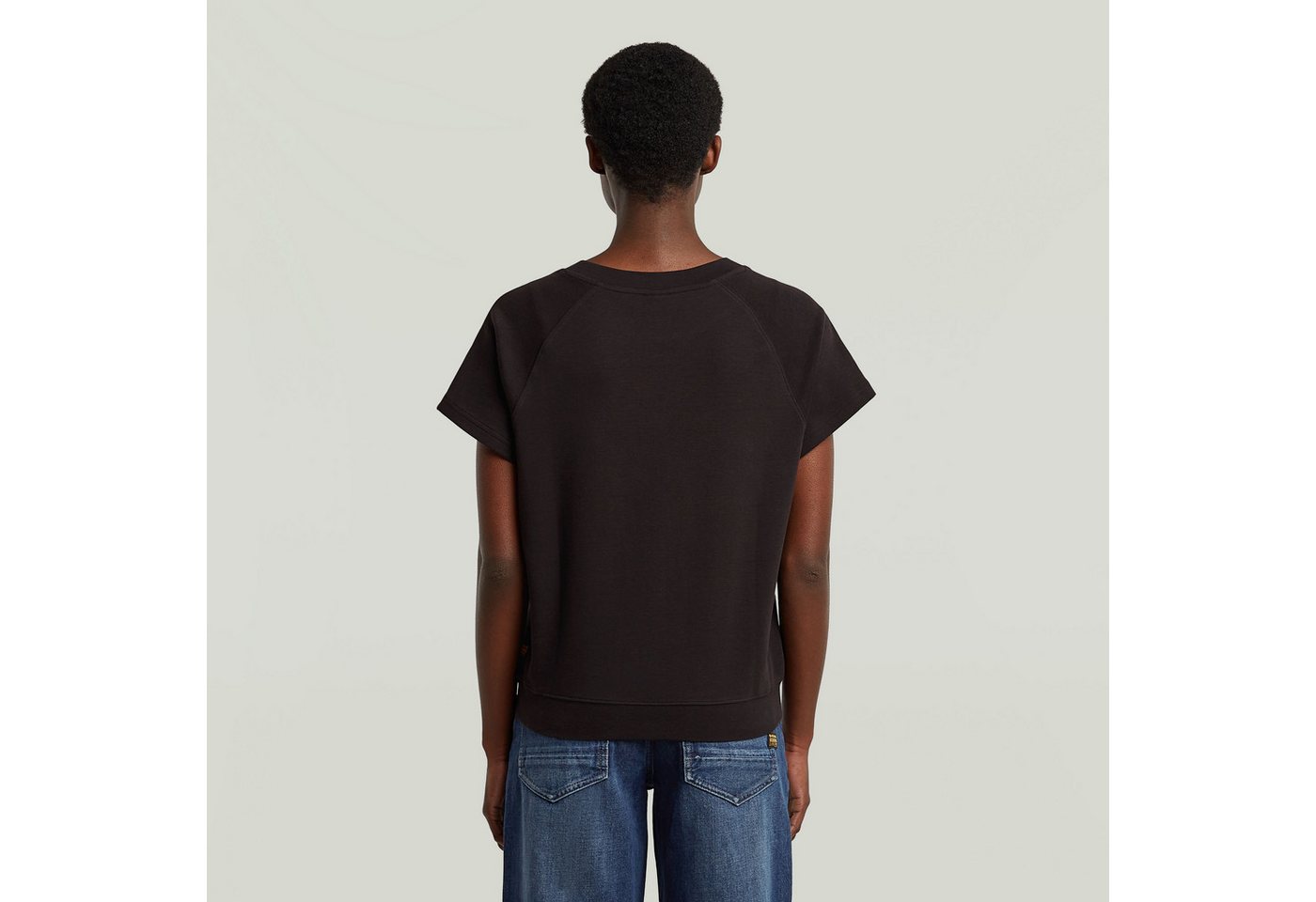G-STAR T-Shirt Raglan Rundhalsform, mit angesetztem Bündchen – Bild 2 von 5
