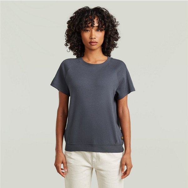 G-STAR T-Shirt Raglan Rundhalsform, mit angesetztem Bündchen