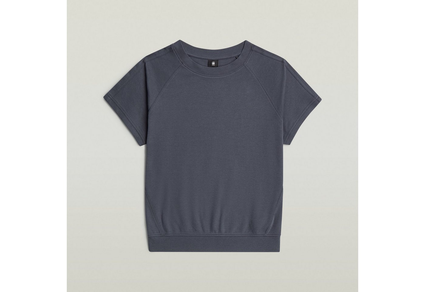 G-STAR T-Shirt Raglan Rundhalsform, mit angesetztem Bündchen – Bild 5 von 5