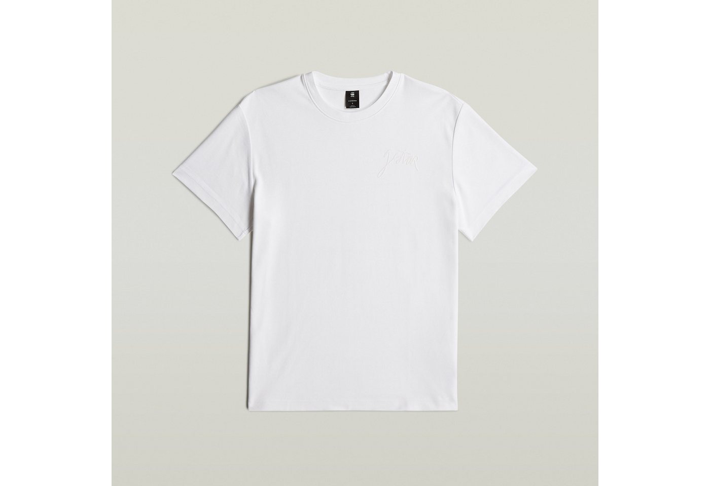 G-STAR T-Shirt Script mit Rundhals, aus Baumwolle – Bild 5 von 5