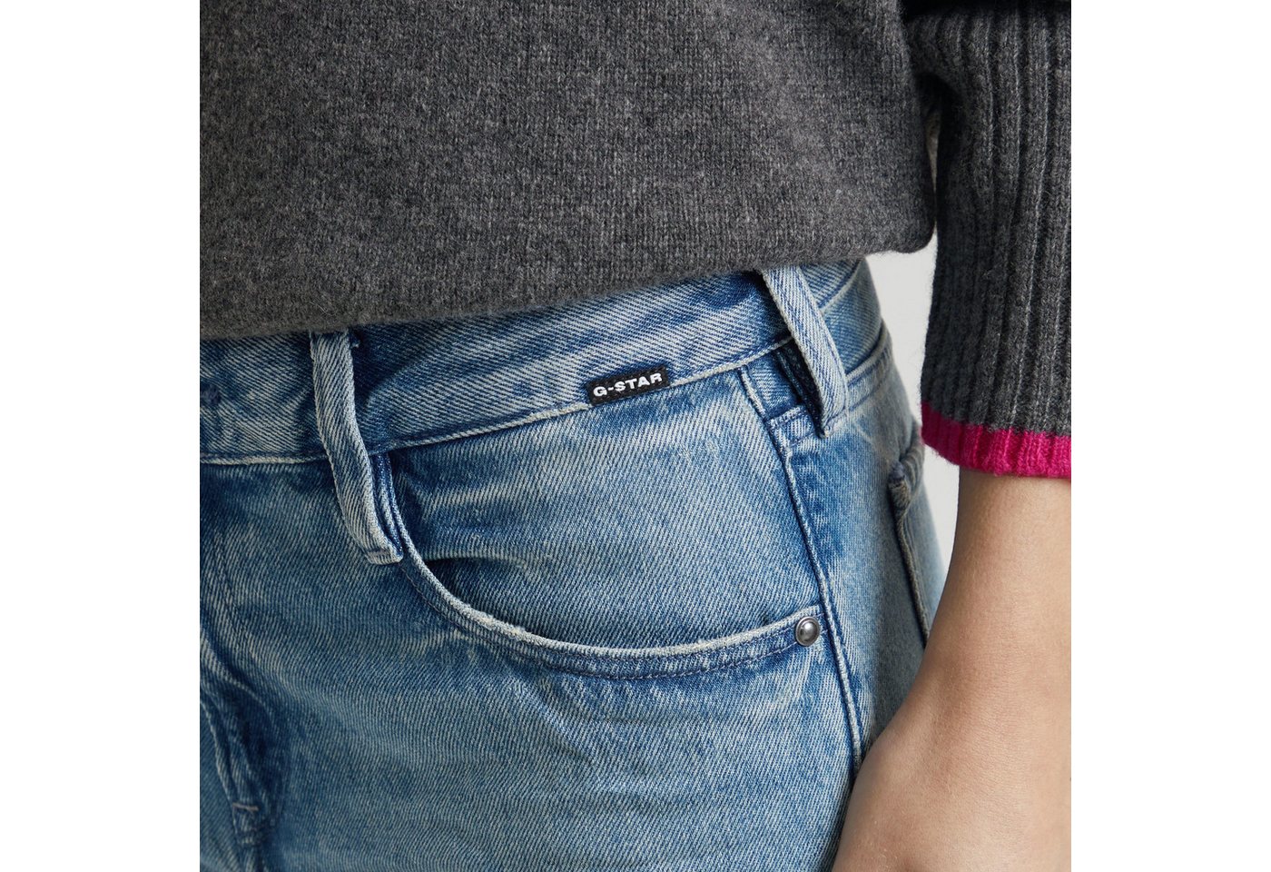 G-STAR Weite Jeans Jeans Judee Straight – Bild 3 von 5