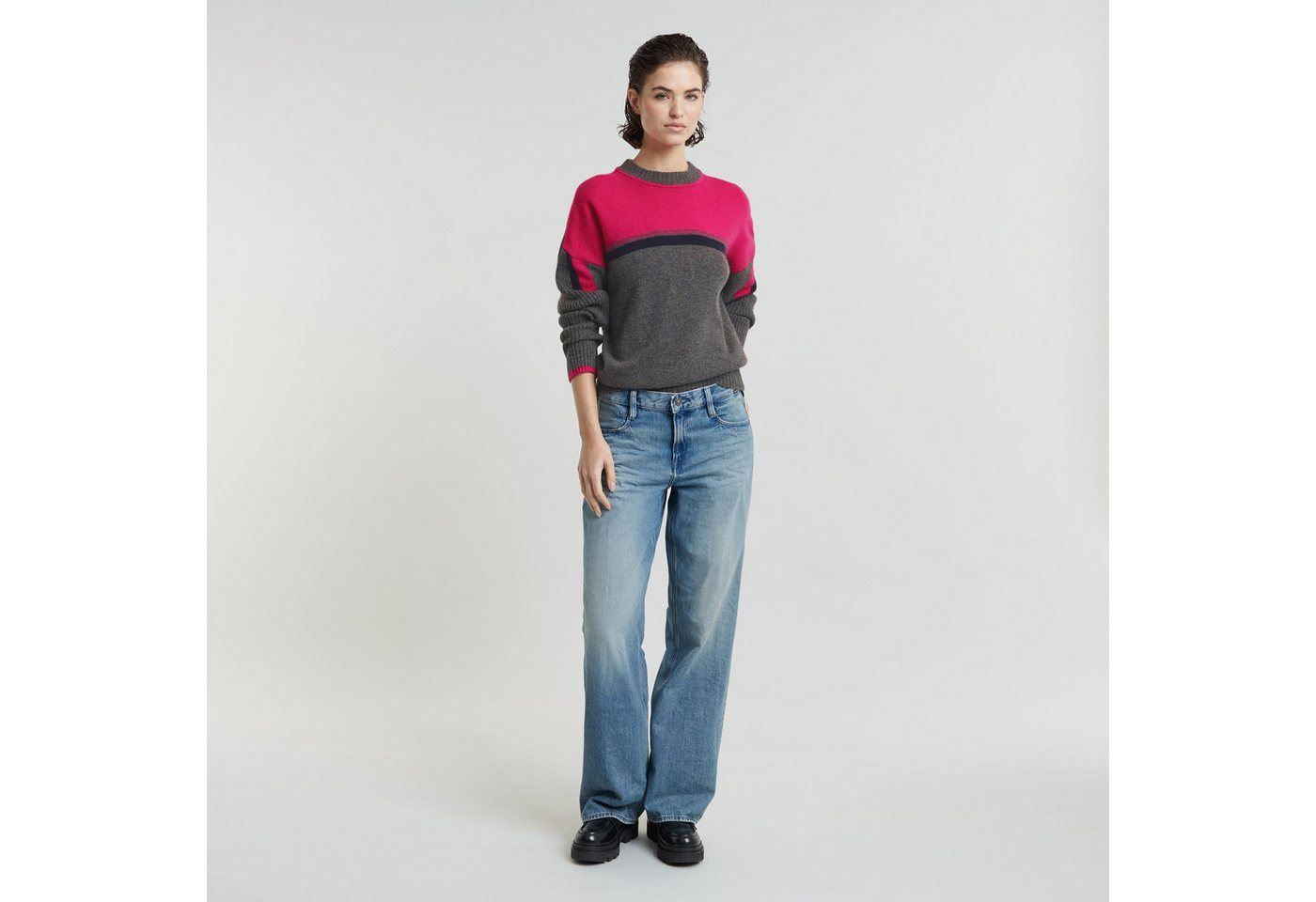 G-STAR Weite Jeans Jeans Judee Straight – Bild 5 von 5