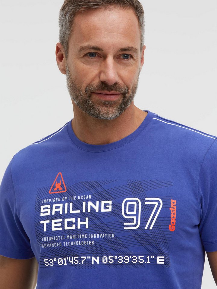 Gaastra Rundhalsshirt mit Kontrastnähten – Bild 4 von 5