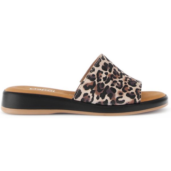 Gabor Gabor 2.730.90_8, Sandaletten, Braun / Leo-Look, Damen Sandalette