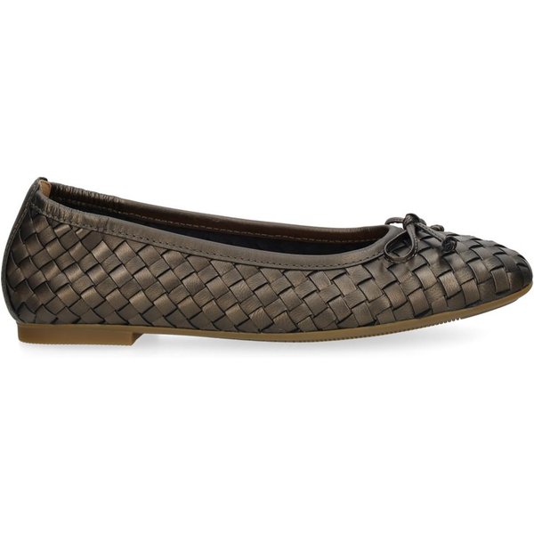 Gabor Gabor 4.145.68_8, Ballerina, Braun,metallik, Damen Ballerina