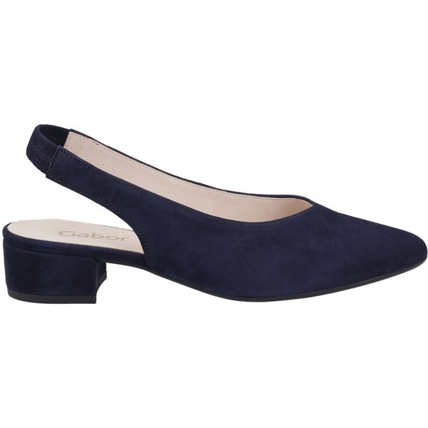 Gabor Gabor 41.520.16, Peeptoes & Slingpumps, Blau / Atlantik, Damen Peeptoepumps